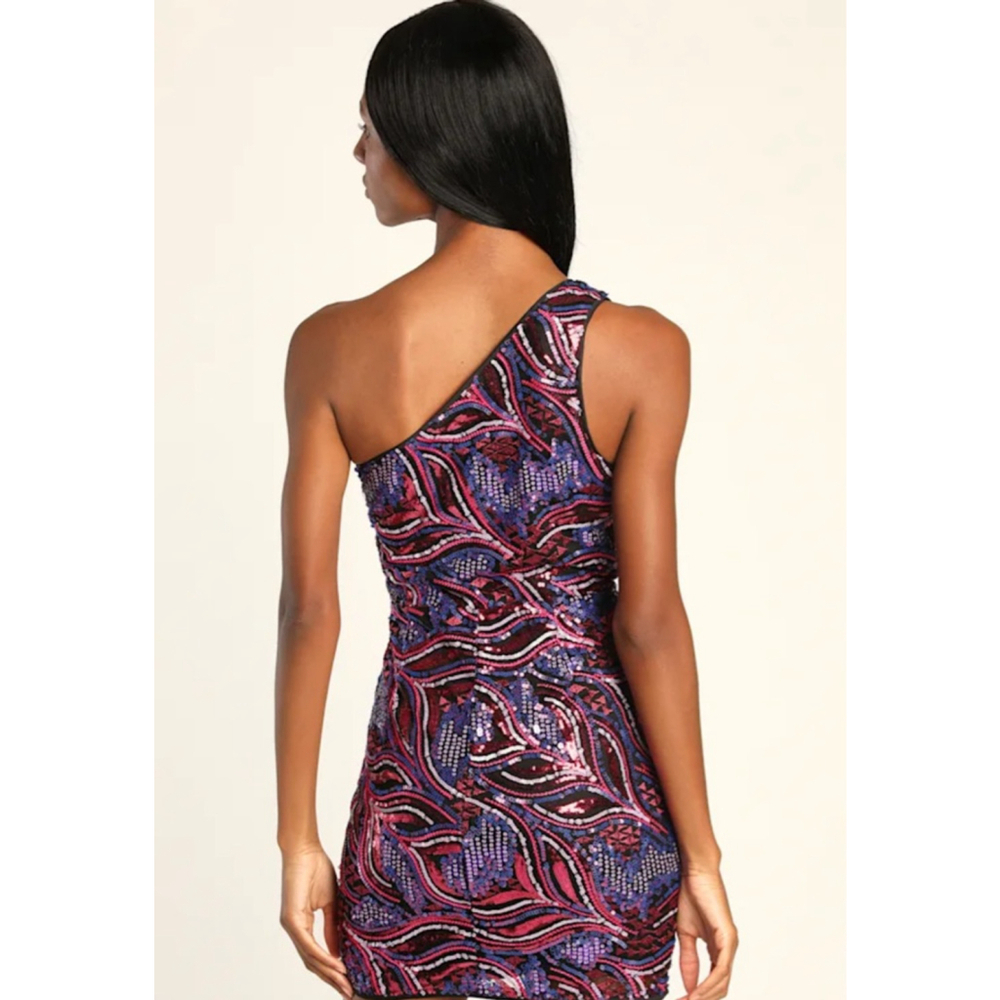 Lulus New! Make a Statement Sequin Mini Dress NWT - image 7